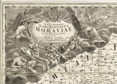 Müllerova mapa Moravy, druhé vydání, 1790, výřez