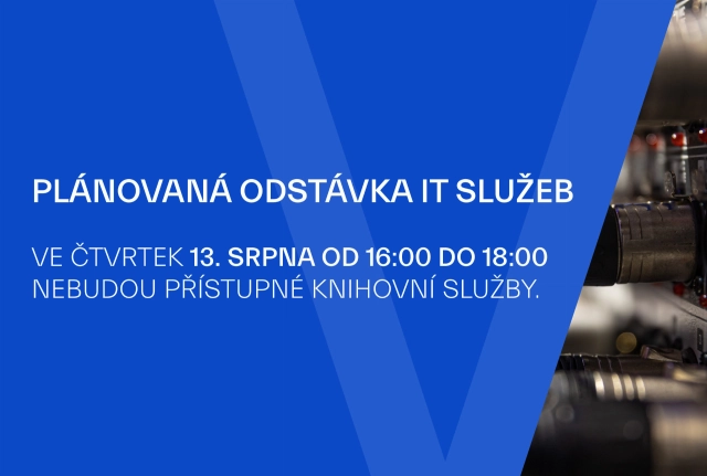 ⚠️ Upozornění na plánovanou odstávku